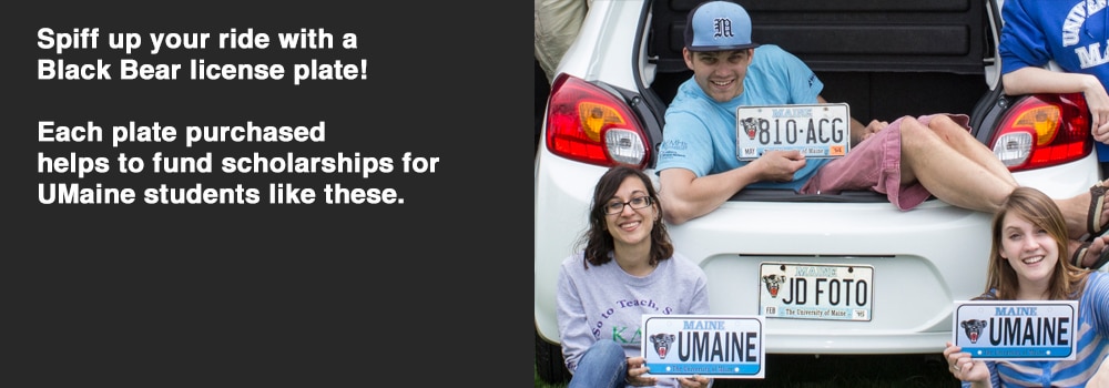 Students with Black Bear License Plates