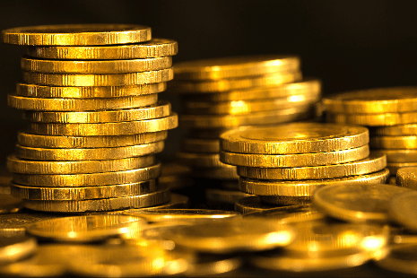 gold coins stack png