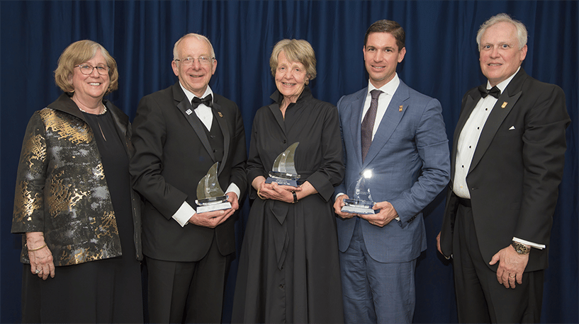 Three of UMaine’s best advocates honored at Stillwater Society Dinner