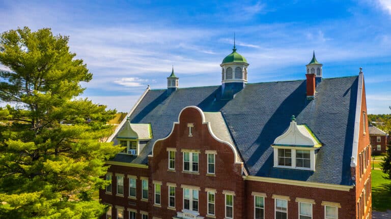 Winslow Hall rooftop image