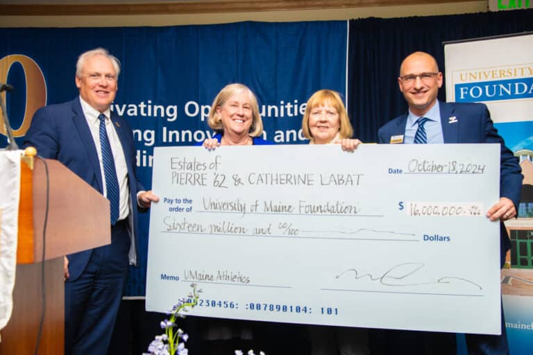 Presentation of Labat estate gift check