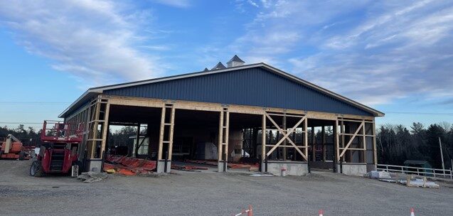 Witter Farm Barn Barn Nearing Completion