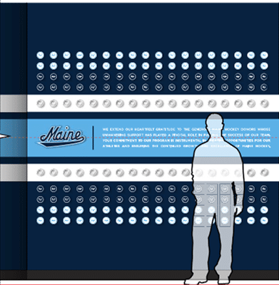 Rendering of Donor Recognition for Dexter Lounge